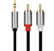 CABLE 3.5 ST X 2RCA HQ 1M PURESONIC